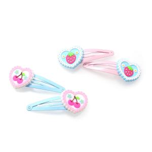 ヘアゴム 水玉ボール ツートンカラー 両付き C25-20 キッズ 子供