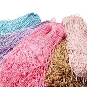 CHANEL（シャネル） AA9064 ロゴ シルク リボン シュシュ ピンク ヘア