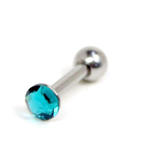 ボディピアス ボディピアス1個単品16GブルージルコンY67-21