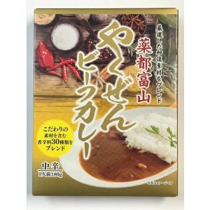 薬膳　ビーフカレー　やくぜん　レトルトカレー　香辛料30種類をブレンド　富山めぐみ製薬｜heruconjp