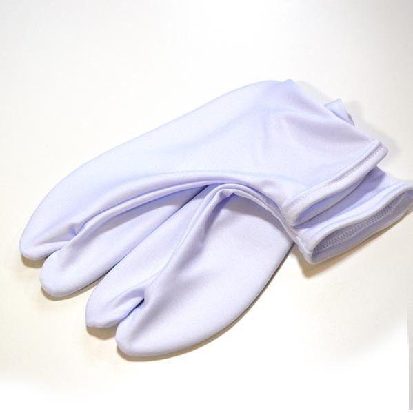 足袋 白 ストレッチ ソックス 型 口ゴム レディース 女性 たび　伸びる 伸縮性 足袋カバー