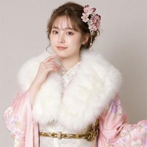 シルバーフォックス ファー ショール SAGA FURS 成人式 振袖 最高級