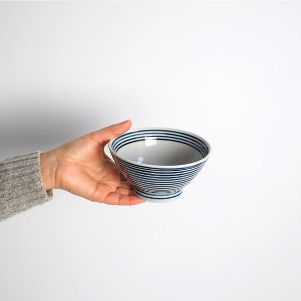 【波佐見焼】BARBAR 藍駒 茶碗 大 13cm ギフト ラッピング プレゼント