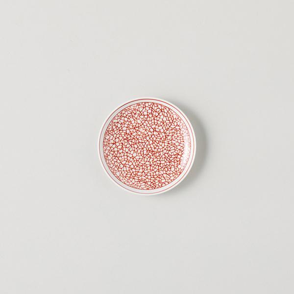 波佐見焼  BARBAR 蕎麦猪口大事典 和文 赤 小皿 10.5cm 氷裂文 ギフト ラッピング ...