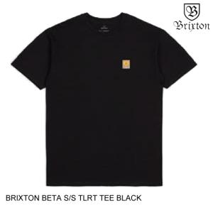 BRIXTON ブリクストン BETA S/S TLRT TEE BLACK M-XL 半袖Tシャツ｜ヘスター