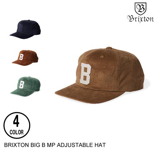 BRIXTON ブリクストン キャップ BIG B MP ADJ CAP 4色 日本代理店正規品