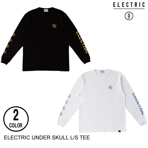 ELECTRIC エレクトリック UNDER SKULL L/S TEE 2色 M-L 長袖Tシャツ...