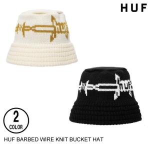 HUF ハフ BARBED WIRE KNIT BUCKET HAT 2色  ストリート・スケート・メンズ・CAP・キャップ・ HAT・ハット・帽子 日本代理店正規品｜ヘスター