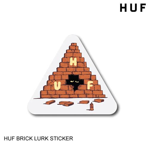 HUF ハフ　BRICK LURK STICKER ステッカー　日本代理店正規品