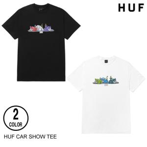 HUF ハフ  CAR SHOW TEE 2色 M-L 半袖Tシャツ 日本代理店正規品