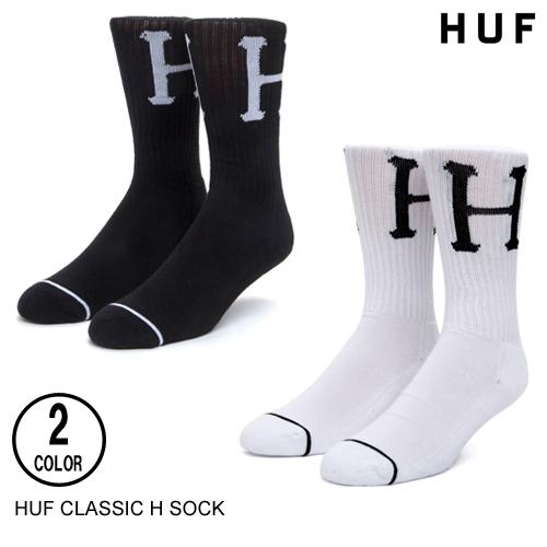 HUF ハフ CLASSIC H CREW SOCKS 2色　靴下・ソックス 日本代理店正規品