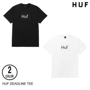 HUF ハフ  DEADLINE TEE 2色 M-L 半袖Tシャツ 日本代理店正規品