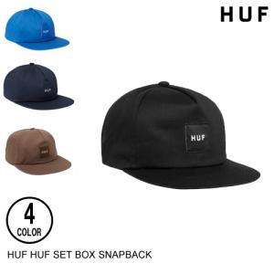 HUF ハフ HUF SET BOX SNAPBACK 4色 キャップ 日本代理店正規品｜ヘスター