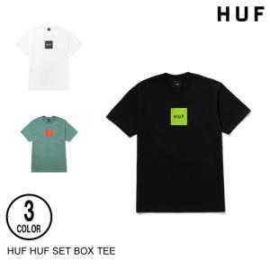 HUF ハフ  HUF SET BOX TEE 2色 S-XXL 半袖Tシャツ 日本代理店正規品