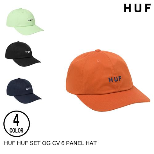HUF ハフ HUF SET OG CV 6 PANEL HAT 4色 キャップ 日本代理店正規品