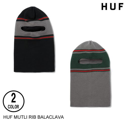 HUF ハフ MUTLI RIB BALACLAVA 2色  バラクラバ 目出し帽 日本代理店正規品