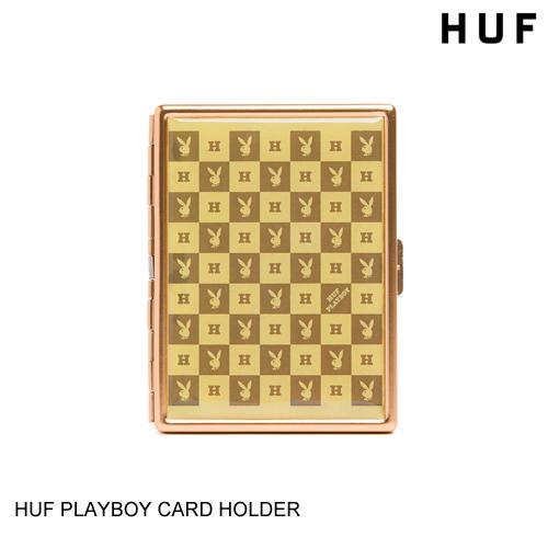 HUF ハフ　PLAYBOY CARD HOLDER GOLD カードホルダー