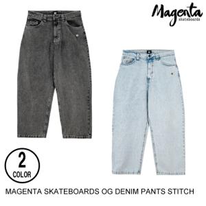 MAGENTA SKATEBOARDS マジェンタ OG DENIM PANTS STITCH 2色 S-L パンツ