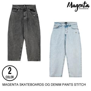 MAGENTA SKATEBOARDS マジェンタ OG DENIM PANTS STITCH 2色 S-L パンツ｜hester