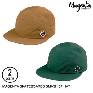 MAGENTA SKATEBOARDS マジェンタ SMASH 5P HAT 2色 帽子 キャップ｜hester