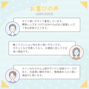 カメラバッグ ショルダー 一眼レフ 大容量 お...の詳細画像2