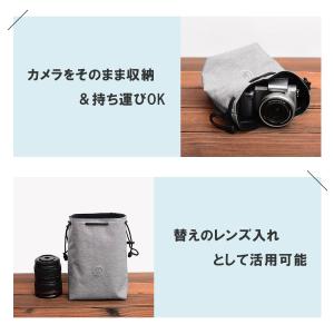 カメラポーチ バッグ ケース 一眼レフ ミラー...の詳細画像2
