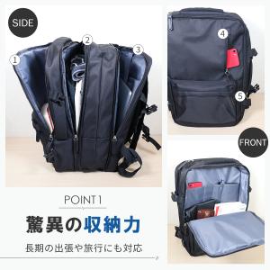 リュックサック メンズ 通勤 大容量 軽量 通...の詳細画像1