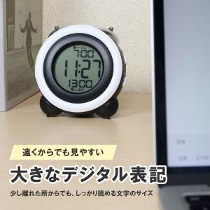 目覚まし時計 大音量 デジタル 光 おしゃれ ...の詳細画像5