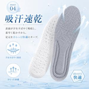インソール 疲れない 衝撃吸収 中敷き O脚 ...の詳細画像5