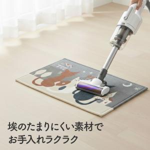 玄関マット 猫 屋内 室内 上がりかまち 洗え...の詳細画像3