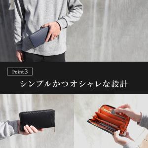 長財布 メンズ 本革 大容量 薄い スリム 使...の詳細画像3