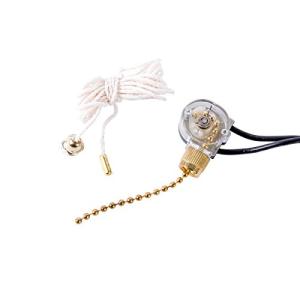 Gardner Bender GSW-32 Nickel Plated Pull Chain Switches by Gardner Bender [