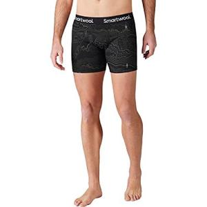 Smartwool Merino 150 Print Boxer Brief Black Digital Summit Print L
