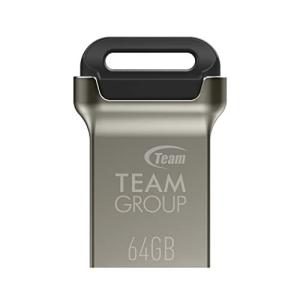 TEAMGROUP C162 64GB USB 3.1 ミニ 金属製USBフラッシュドライブ 外部ストレージ サムドライブ メモリースティック TC1