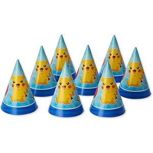 Pokemon Paper Cone Hats | 6" | Blue ー 8 Pcs