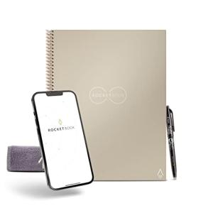 Rocketbook  スマート再利用可能ノートブック ー ドットグリッド 環境に優しいノートブック Pilot  フ