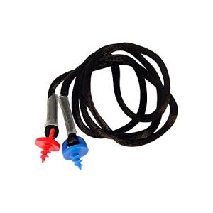 Radians CEPNCーB Custom Molded Earplugs Black Neckcord with Red and Blue Scr
