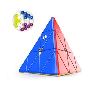 GAN Pyraminx, 36磁石, GANピラミンクス、ステッカーレス（GES+付属バージョン）