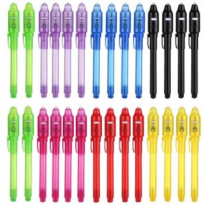 SCStyle Invisible Ink Pen 28Pcs with UV Light Magic Marker for Secret Messaの商品画像