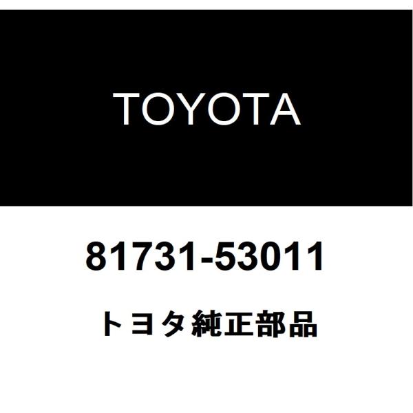 トヨタ純正 サイドターンシグナルランプ レンズ 81731-53011
