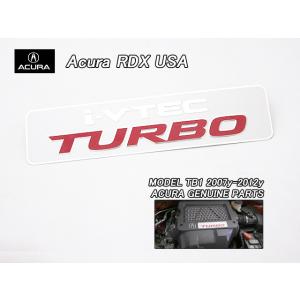 アキュラRDX【ACURA】TB1純正USプレートi-VTEC.TURBO(220×52mm)/US...