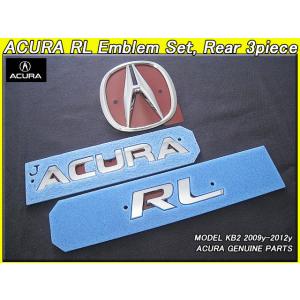 レジェンドKB2【ACURA】アキュラRL純正USエンブレムセット-リア3点/USDM北米仕様USA...