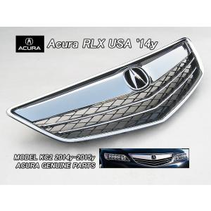 レジェンドKC2【ACURA】アキュラRLXハイブリッド純正USフロントグリル6点セット(14-15...