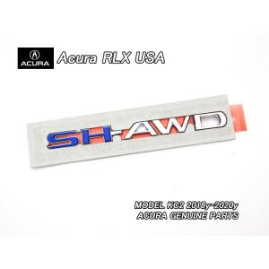 レジェンドKC2後期【ACURA】アキュラRLXハイブリッド純正USエンブレム-リアSH-AWD文字...