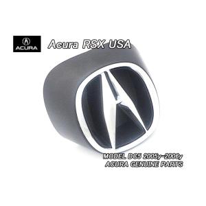 インテグラDC5後期【ACURA】アキュラRSX純正フロントグリルUSエンブレム(05-06yモデル)/USDM北米仕様ベース付AマークUSAシンボル台座付き｜heyheyhey1107