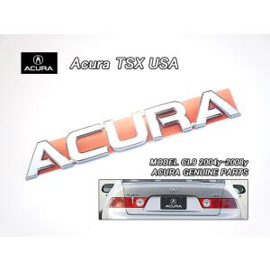 アコードワゴンCM【ACURA】アキュラTSX純正USエンブレム-リアACURA文字(セダンの流用)...
