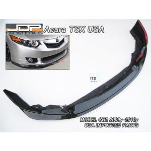 アコードCU2前期【ACURA】アキュラTSXセダン社外USフロントスポイラーJDP.Enginee...
