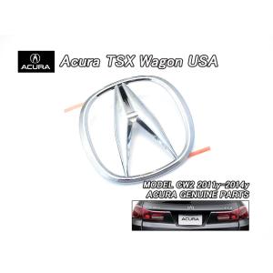 アコードツアラーCW1CW2【ACURA】アキュラTSXワゴン純正USエンブレム-リアセンターAマー...