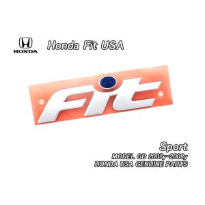 フィットGE【HONDA】ホンダFIT純正USエンブレム-フロントグリルHマーク