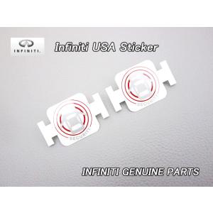 インフィニティ【INFINITI】米国US純正ラベル2枚-SECURITYセキュリティ/USDM北米仕様NISSANニッサンUSAコーションJDMステッカー日産シール｜heyheyhey1107